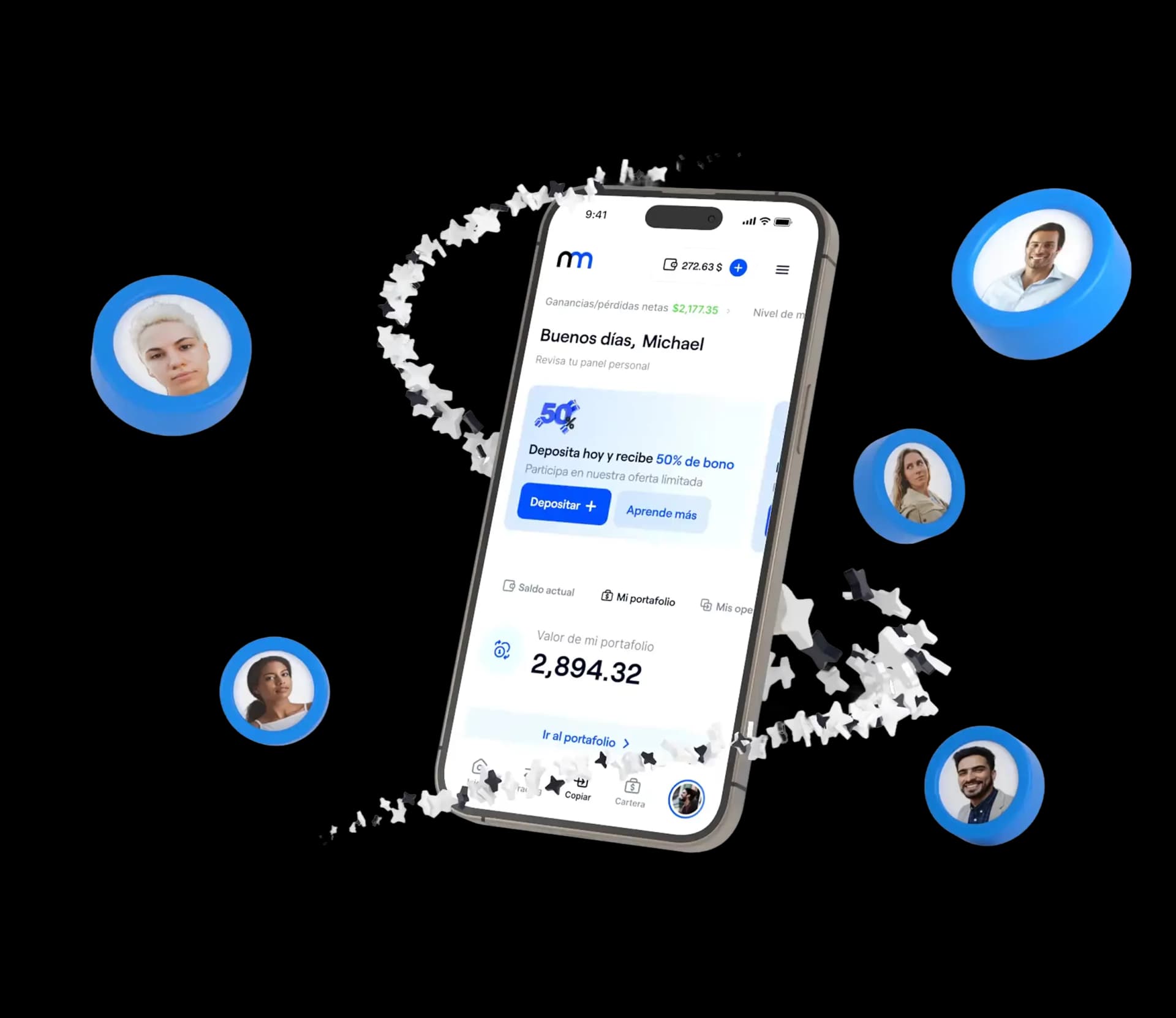 phone main screen