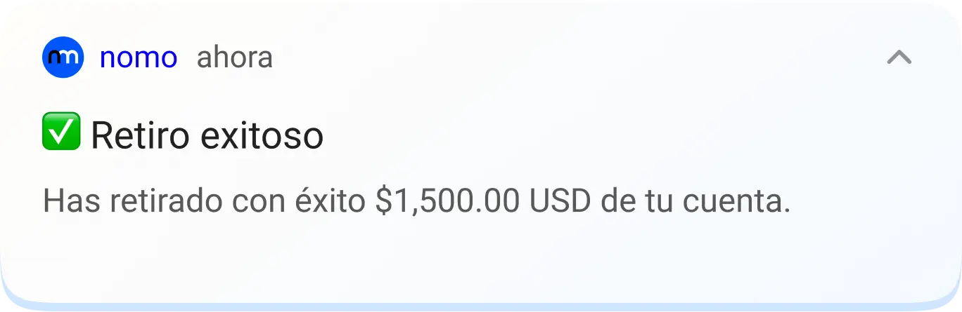 successful withdrawal